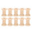 10Pcs Wooden Empty Thread Spools Natural Color 29mm x23mm 1
