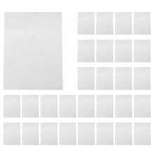 100 pcs Sachets Pouches White Snowflake Packaging Bag for Cookies Biscuits Christmas Candies