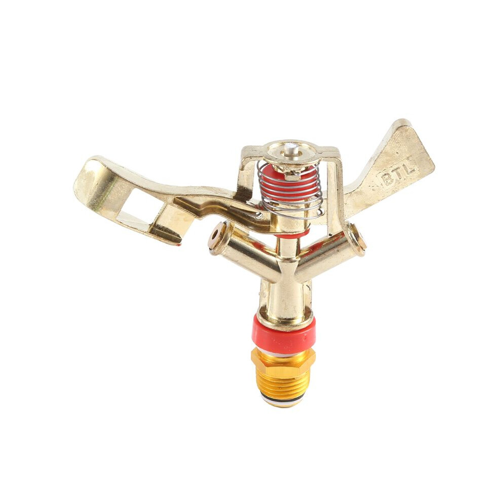 Hot New 1/2 Inch Dual Connector Zinc Alloy 360 Degree Rotate Rocker Arm Water Sprinkler Spray Nozzle Garden Irrigation Sprinkler 4711324398204