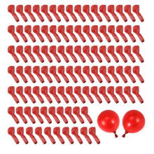 100Pcs Ruby Red Balloon New Glossy Metal Pearl Latex Balloons Chrome Metallic Colors Air Balloons Wedding Party Decoration