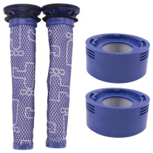 4-Pack Filtervervanging voor  V7, V8 Animal en V8 Absolute Draadloze Stofzuiger HEPA-Filtervervangingen