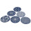 6Pcs Drink Coasters,Round Silicone Rubber Cup Pad with Storage Box,Suitable for Bar, Table Decoration, Protect Desktop 3