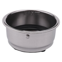 Freundliches Abnehmbares Kaffee Filter Korb Rostfreier Stahl Korb Sieb Kaffee Maschinen ZubehöR für das Haus und BüRo (Doppel Schale)