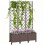 Outsunny Outsunny Plastic Raised Planter with Trellis and Self Watering Design 2