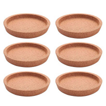 Porta-Copos de CortiçA de 6 Unidades, Porta-Copos Redondos de CortiçA Absorvente de 4 Polegadas Resistente Ao Calor para a Maioria Dos Tipos de