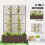 Outsunny Outsunny Plastic Raised Planter with Trellis and Self Watering Design 4