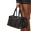 (One Size, Black) Quadra Heritage Leather Accents Holdall 2