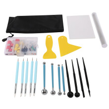 58Pcs Polymer Clay Tools Modelling Tool Set Sculpting Tool Kit for DIY Clay Ceramic Crafts for Crafts Sculpture