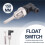1PC Liquid Float Water Level Sensor Side Mount Float  Safe Stainless Steel Under 220V 6