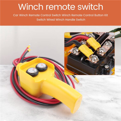 Car Winch Remote Control  Winch Remote Control Button Kit  Wired Winch Handle 1