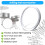6 Inch Drum Kit Bass Drum Hole Rings Drum Drilling Tool Accessories 3