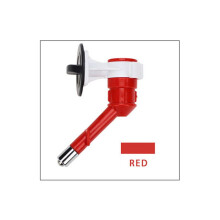 (Red)Kit de Beber Portátil Colgante Dispensador de Agua Fuente Cabezal de Botella Mascota Perro Gato