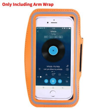 (Orange, 5 Inch) Arm Bag Sports Stylish And Comfortable Double Button Adjustable Touch Screen