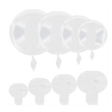 40 PièCes SéRies BobèMe Ballons Transparent Bulle BobèMe Ballon FêTe BobèMe Ballons Propre BobèMe Ballons pour NoëL Mariage