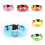 (Red,M)Pet Products Dog Led Light Collar Convenient And Practical Monochrome Polyester 3