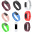 (Black,L)Soft Rubber Replwatch Strap Solid Color Fashion Simple Daily Tpu Material 4