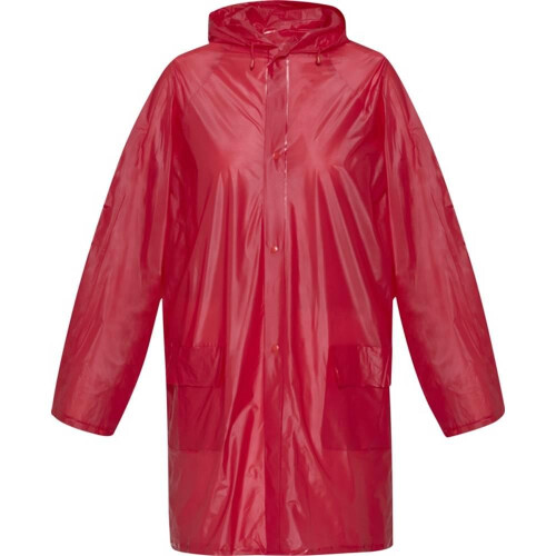 (One Size, Red) Unisex Adult Ada Raincoat