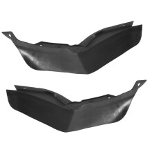 2PCS Front Bumper Mud Flap Guard Pressure Lip for Cooper R60 R61 11-16