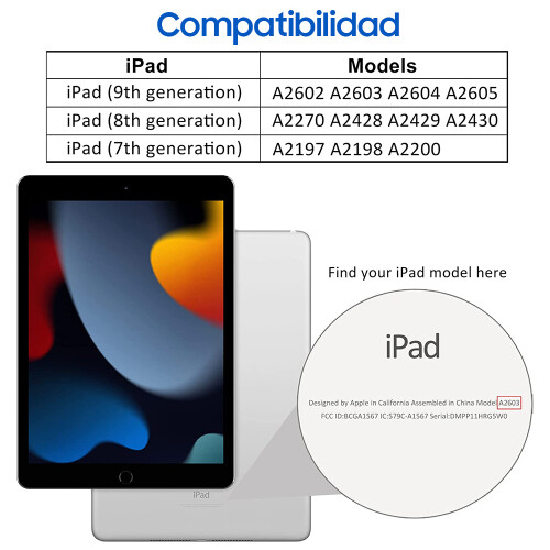 Protector de pantalla mate antirreflejo para iPad 10.2 2