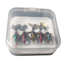 Esca per Esca con Paillettes Amo per Mosche Artificiali Micro-Oggetto Set da Pesca Amo per Insetti Accessori per Attrezzi da Pesca