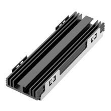 Radiator M.2 SSD NVMe M2 2280 Dysk Twardy PółPrzewodnikowy Aluminiowa Uszczelka Radiatora do M.2 2230 2280 NGFF NVME SSD