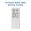 Replacement AM04 AM05 Remote Control for  Fan Heater Models AM04 AM05 Remote Control(Silver) 4