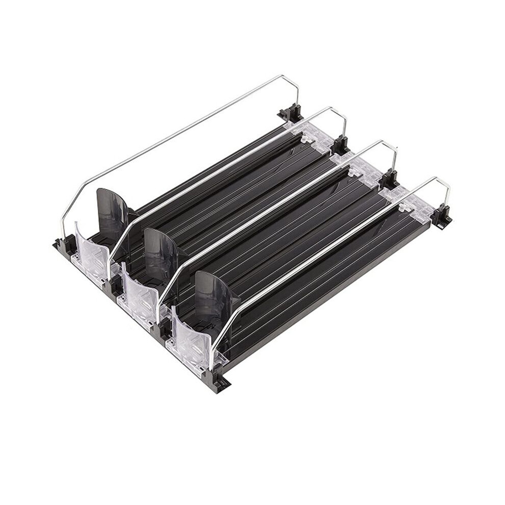 Soda Can Dispenser For Refrigerator With Adjustable Glide - Perfect For Soda, Beer, And Other Beverages 4713493806023