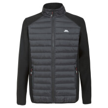 (L, Black) Trespass Mens Saunter Full Zip Fleece Jacket