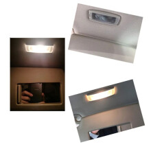 1 Szt. Lampka KopułKowa do Czytania dla B6 B7 CC 5 MK6 MK7 OśWietlenie WnęTrza do MakijażU 1KD947109A Czarny