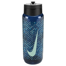 (One Size, Transparent Blue) Nike Renew Recharge 680ml Straw Bottle