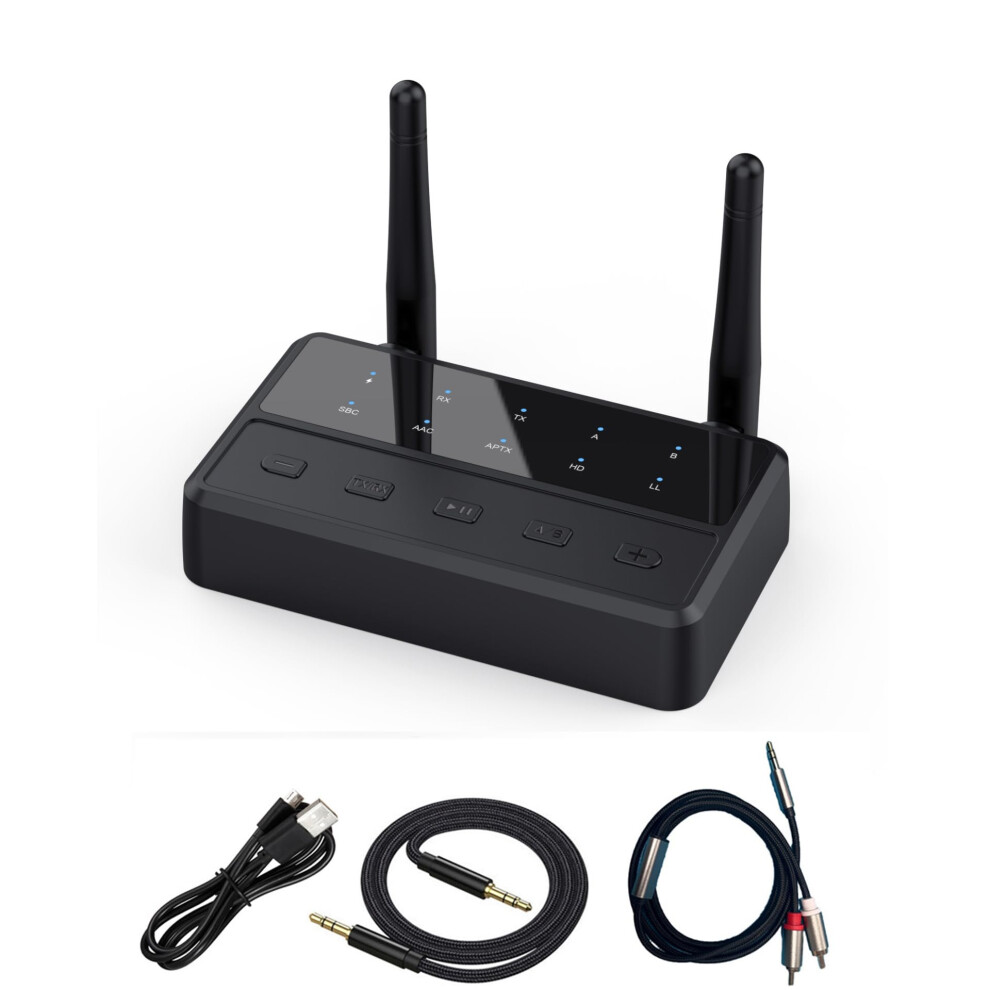 Bluetooth Audio Transmitter And Receiver Bluetooth 5.4 Adapter Aptx Hd Low Latency For Tv Speakers 9169991218892