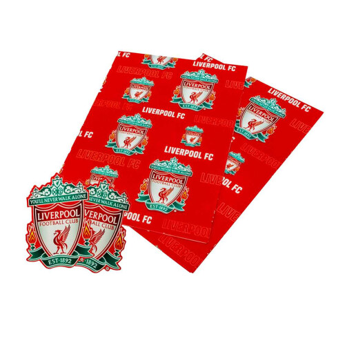 Liverpool FC Liverpool FC Text Gift Wrap Sheets (Pack of 2)