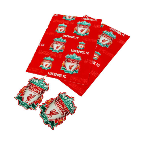 Liverpool FC Liverpool FC Text Gift Wrap Sheets (Pack of 2) 1