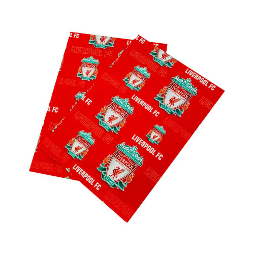Liverpool FC Liverpool FC Text Gift Wrap Sheets (Pack of 2) 2