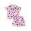 (6-7 Years, Light Pink) Καλοκαιρινές πιτζάμες κοριτσιών ελαστικά σορτς 1