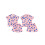 (3-4 Years, Light Pink) Καλοκαιρινές πιτζάμες κοριτσιών ελαστικά σορτς 2