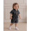 (3-4 Years, Black) Τζιν σορτς για νήπια, κοντομάνικο, με κουμπιά και λάστιχο στη μέση 2