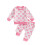 (0-6 Months, Pink) Set de 2 talie elastică. 1