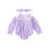 (3-6 Months, Purple) Ολόσωμες Φόρμες με με Κορδέλα 1