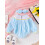 (6-12 Months, Sky Blue) Ολόσωμες Φόρμες με με Κορδέλα 5