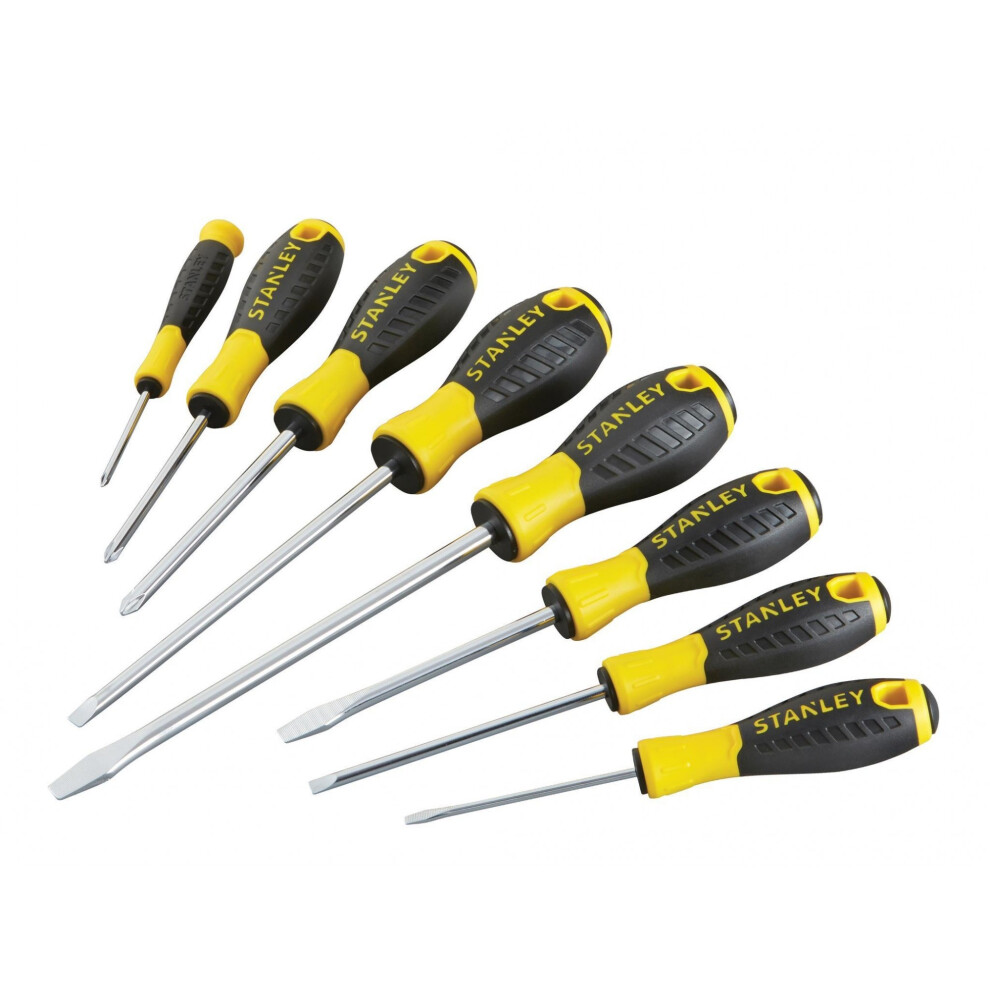 Stanley Unisex Multicolor 0-60-210 Essential Screwdriver Set, 8 Piece - Image 3