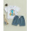 (12-18 Months, Blue) Oblečení pro chlapečka elastickým pasem. 4