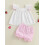 (18-24 Months, White) Καλοκαιρινά ρούχα για και σορτς 5