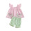 (3-6 Months, Pink) Καλοκαιρινά ρούχα για και σορτς 1