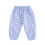 (0-6 Months, Blue) Παντελόνι με καρό casual, μακρύ. 1