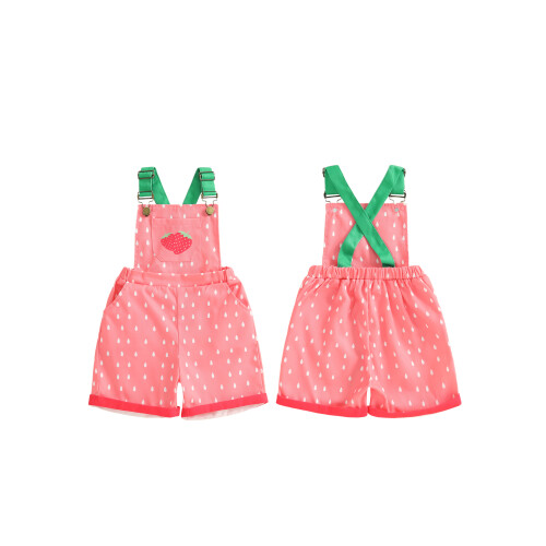 (18-24 Months, Pink) Σορτς με τετράγωνη casual, καλοκαίρι 1