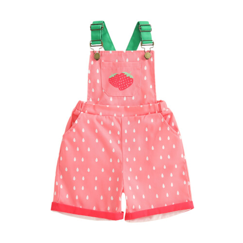 (2-3 Years, Pink) Σορτς με τετράγωνη casual, καλοκαίρι