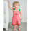 (2-3 Years, Pink) Σορτς με τετράγωνη casual, καλοκαίρι 7