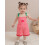 (2-3 Years, Pink) Σορτς με τετράγωνη casual, καλοκαίρι 6