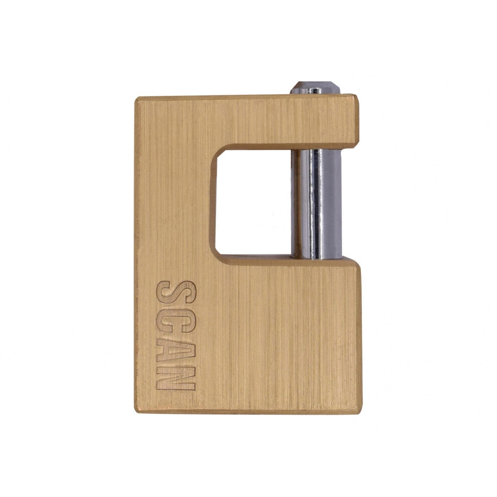 Scan Brass Shutter Padlock 5063750504261
